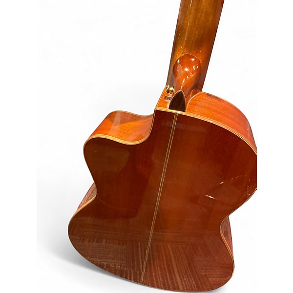 Used Lucero lc150sce Natural Classical Acoustic Electric Guitar