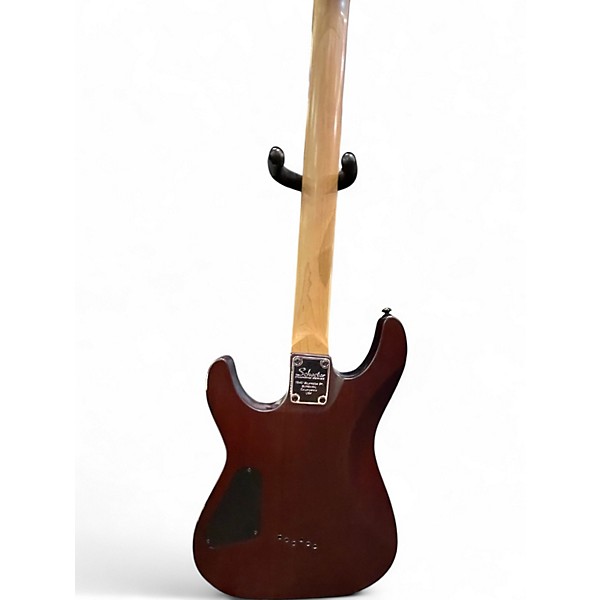 Used Schecter Guitar Research Omen 6 Walnut Satin Solid Body Electric Guitar