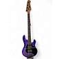 Used Ernie Ball Music Man StingRay 5 Special HH Grape Crush Electric Bass Guitar thumbnail