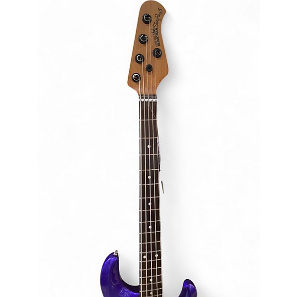 Used Ernie Ball Music Man StingRay 5 Special HH Grape Crush Electric Bass Guitar