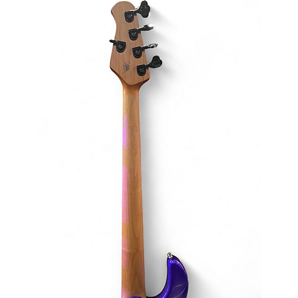 Used Ernie Ball Music Man StingRay 5 Special HH Grape Crush Electric Bass Guitar
