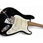 Used Squier Standard Stratocaster Black Solid Body Electric Guitar