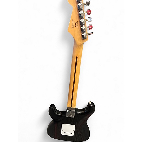 Used Squier Standard Stratocaster Black Solid Body Electric Guitar