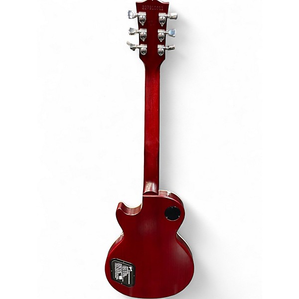 Used Gibson Les Paul Traditional Pro V Sat Wine Red Solid Body Electric Guitar