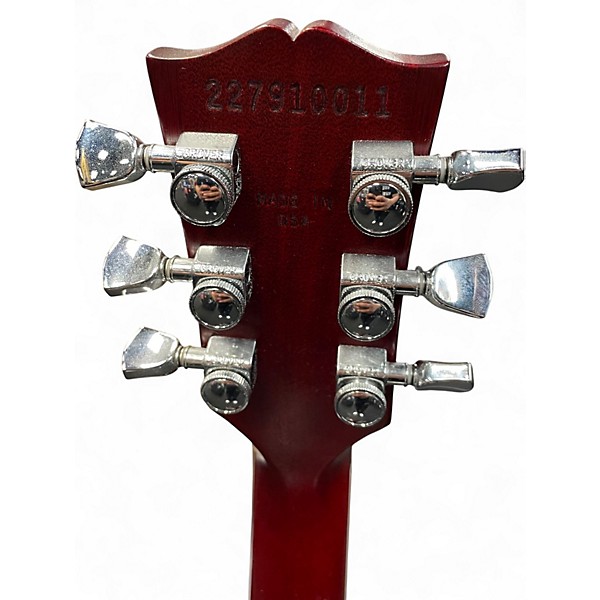 Used Gibson Les Paul Traditional Pro V Sat Wine Red Solid Body Electric Guitar