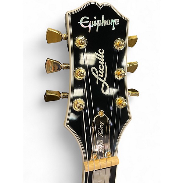 Used Epiphone BB King Lucille Ebony Hollow Body Electric Guitar