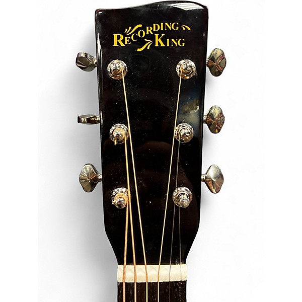 Used Recording King RD328 Natural Acoustic Electric Guitar