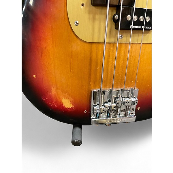 Used Fender Highway One Precision Bass 3 Tone Sunburst Electric Bass Guitar