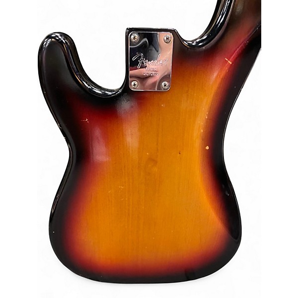Used Fender Highway One Precision Bass 3 Tone Sunburst Electric Bass Guitar