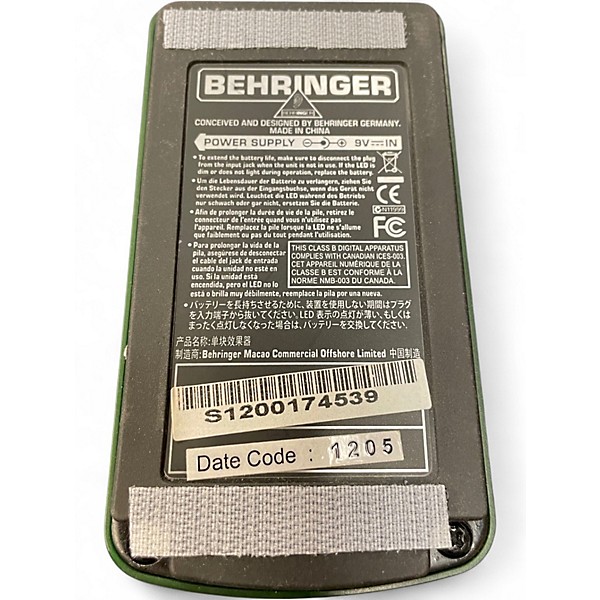 Used Behringer EM600 Echo Machine Echo Modeling Effect Pedal