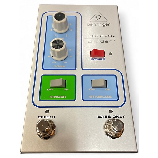Used Behringer Octave Divider Effect Pedal