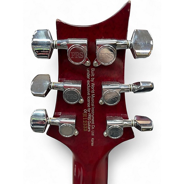 Used PRS SE ONE  Cherry Solid Body Electric Guitar