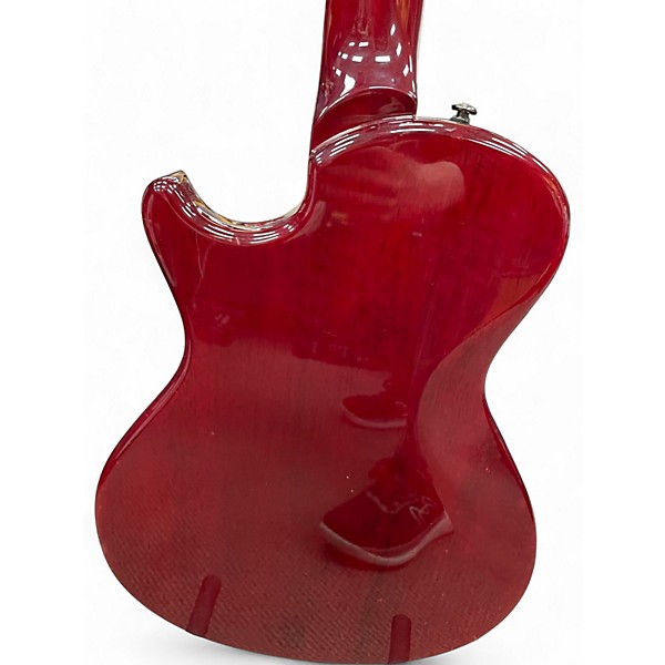 Used PRS SE ONE  Cherry Solid Body Electric Guitar