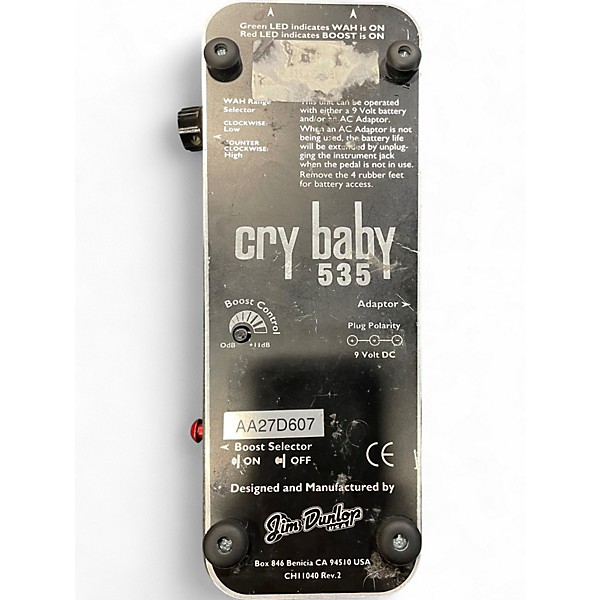 Used Dunlop crybaby bb535 Effect Pedal