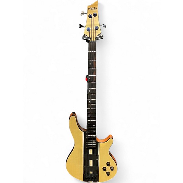 Used Schecter Guitar Research C4GT Natural Electric Bass Guitar