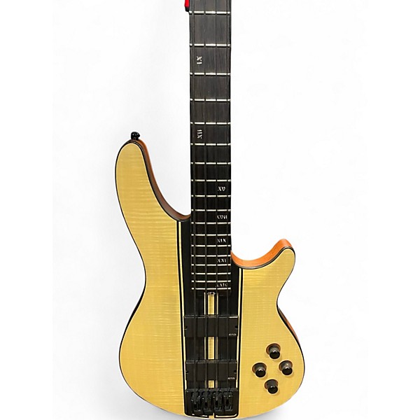 Used Schecter Guitar Research C4GT Natural Electric Bass Guitar