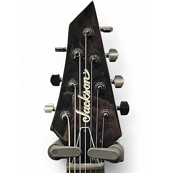 Used Jackson JS22-7 Dinky 7 String Black Solid Body Electric Guitar