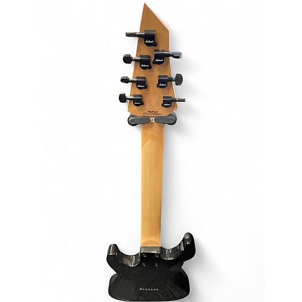 Used Jackson JS22-7 Dinky 7 String Black Solid Body Electric Guitar