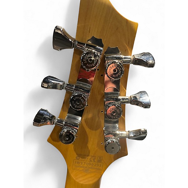 Used Schecter Guitar Research Demon 6 Crimson Red Trans Solid Body Electric Guitar