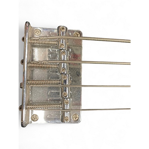 Used Washburn Lyon P Style Bass Black and White Electric Bass Guitar