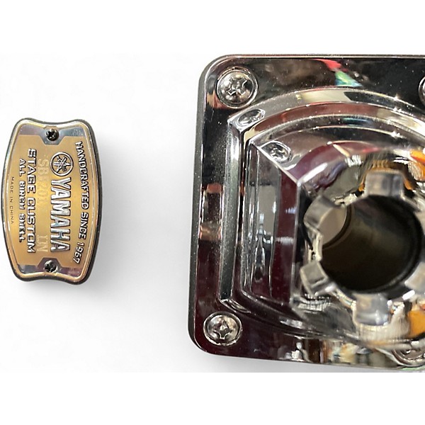 Used Yamaha 5 Piece Stage Custom cranberry red Drum Kit