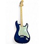 Used 2018 Fender Deluxe Ash Stratocaster Sapphire Blue Trans Solid Body Electric Guitar thumbnail