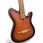 Used Ibanez FRH10N Brown Sunburst Classical Acoustic Electric Guitar