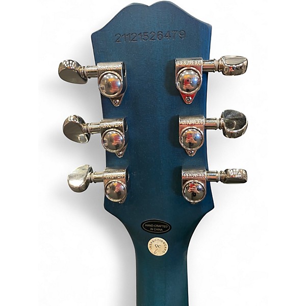 Used Epiphone Les Paul Traditional Pro IV Blue Solid Body Electric Guitar