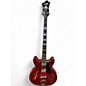 Used Hagstrom Viking Red Electric Bass Guitar thumbnail