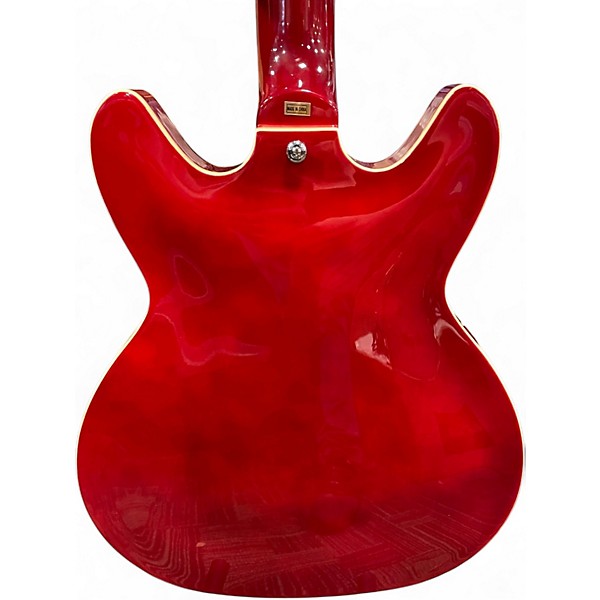 Used Hagstrom Viking Red Electric Bass Guitar