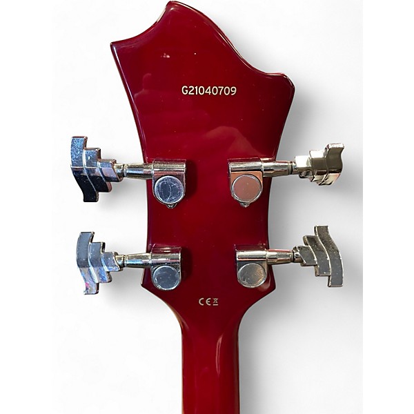 Used Hagstrom Viking Red Electric Bass Guitar