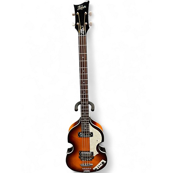Used Hofner HIBBSBO1 Violin 2 Tone Sunburst Electric Bass Guitar