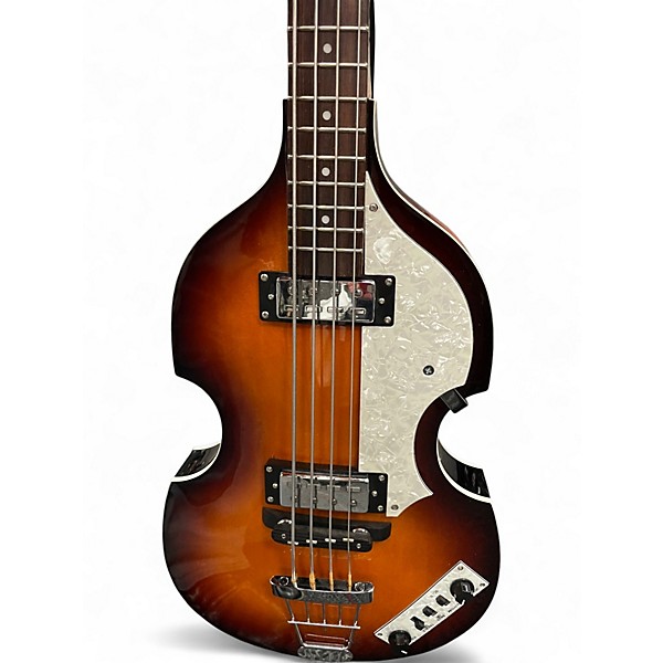 Used Hofner HIBBSBO1 Violin 2 Tone Sunburst Electric Bass Guitar