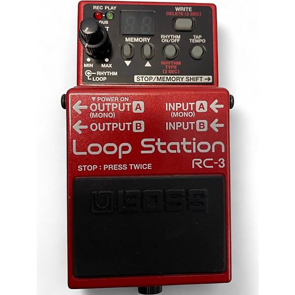 Used BOSS RC3 Loop Station Pedal