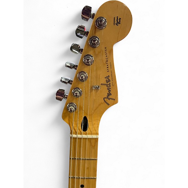 Used Fender FSR Standard Stratocaster HSS Black Solid Body Electric Guitar