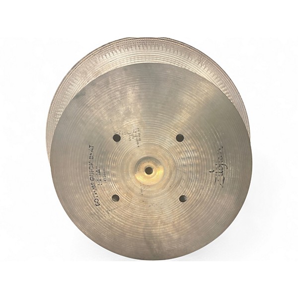Used Zildjian 14in Quick Beat Hi Hat Pair Cymbal