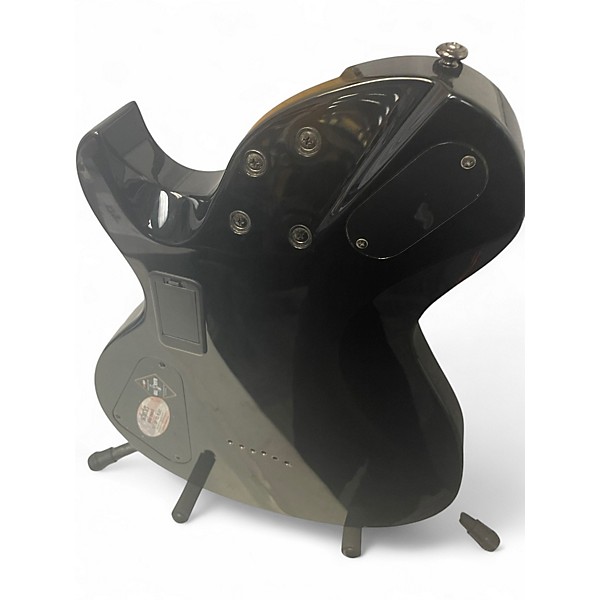 Used Schecter Guitar Research Damien Solo Elite  Trans Black Solid Body Electric Guitar