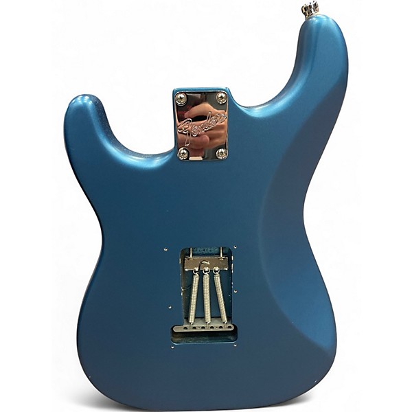 Used Fender American Performer Stratocaster SSS Faded Lake Placid Blue Solid Body Electric Guitar