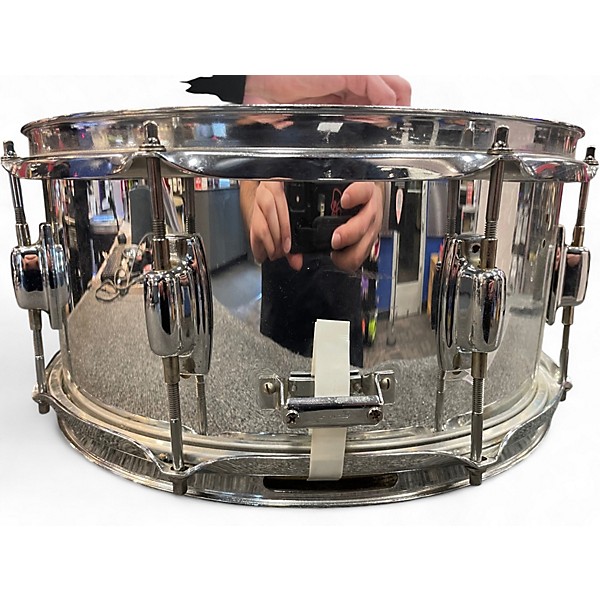 Used Ludwig 14in ROCKER SNARE DRUM Chrome Drum