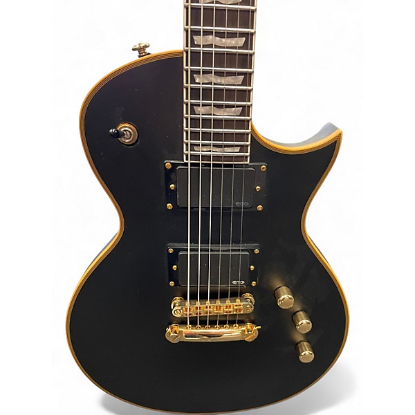 Used ESP LTD EC1000 Deluxe Black Solid Body Electric Guitar
