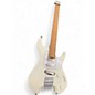 Used Ibanez Ichika Nito Headless Vintage White Solid Body Electric Guitar thumbnail