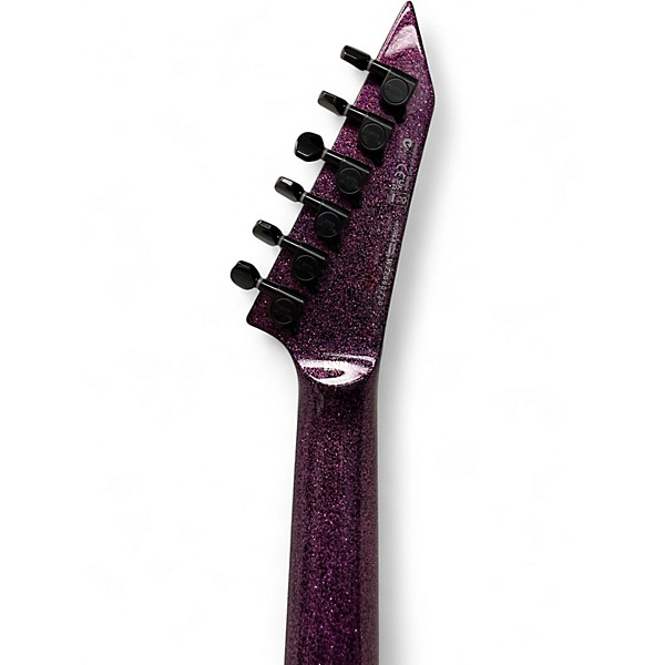 Used ESP LTD KH602 Kirk Hammett Purple Sparkle Purple Sparkle Solid Body Electric Guitar