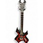 Used B.C. Rich Kerry King Warlock Tribal Flame Solid Body Electric Guitar thumbnail