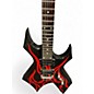 Used B.C. Rich Kerry King Warlock Tribal Flame Solid Body Electric Guitar