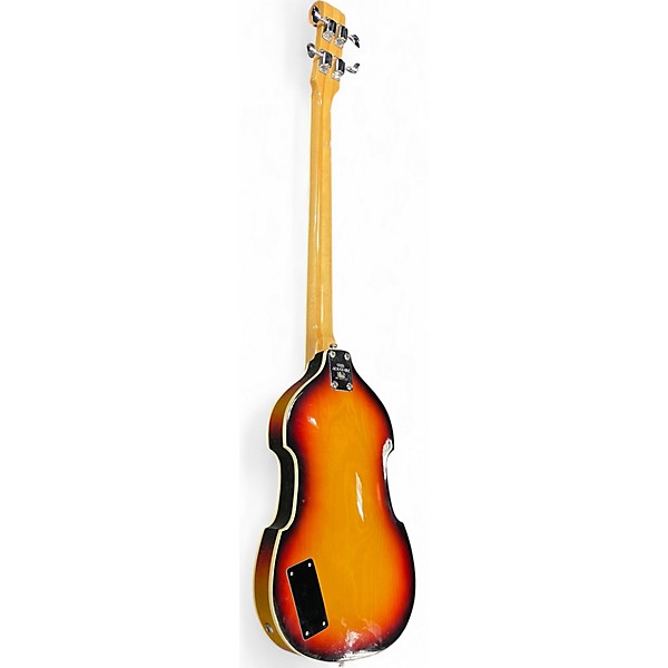 Used Conrad Violin Sunburst Electric Bass Guitar