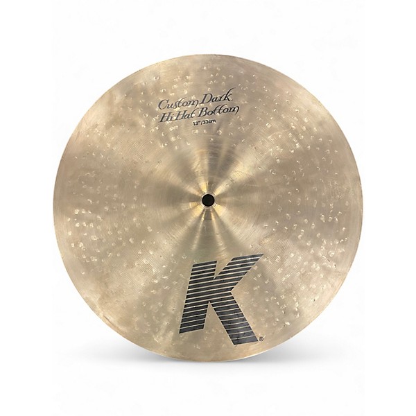 Used Zildjian 13in K Custom Dark Hi Hat Pair Cymbal