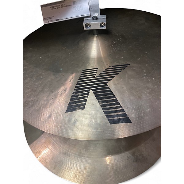 Used Zildjian 14in K Custom Dark Crash Cymbal