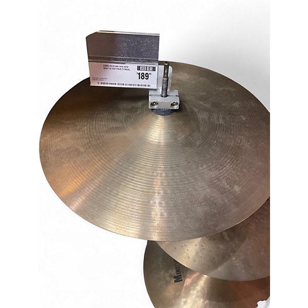 Used Zildjian 14in New Beat Hi Hat Pair Cymbal
