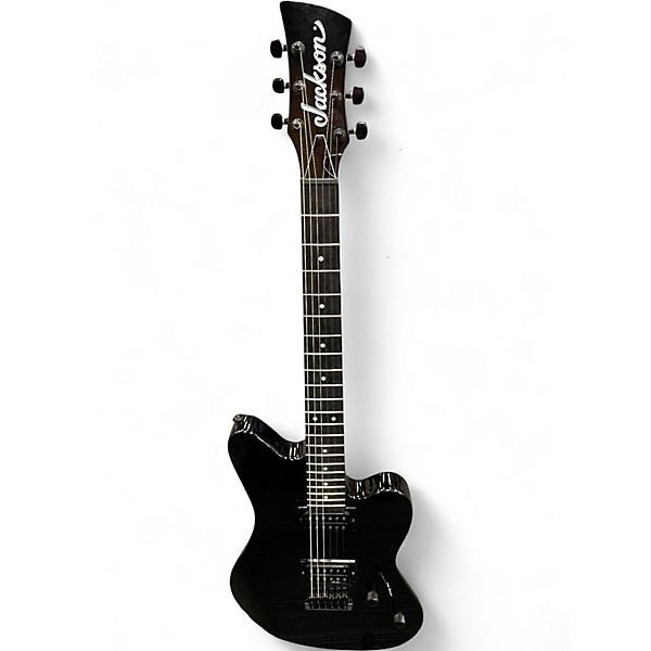Used Jackson JS SERIES SURFCASTER JS22 HT Black Solid Body Electric Guitar