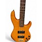 Used 2005 Fender Deluxe Zone Bass  Trans Amber Electric Bass Guitar